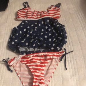 Cute 4th July Tankini